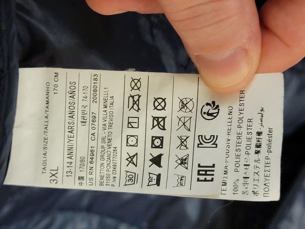 Orijinal Benetton Lacivert Kapüşonlu Çocuk Montu - 6
