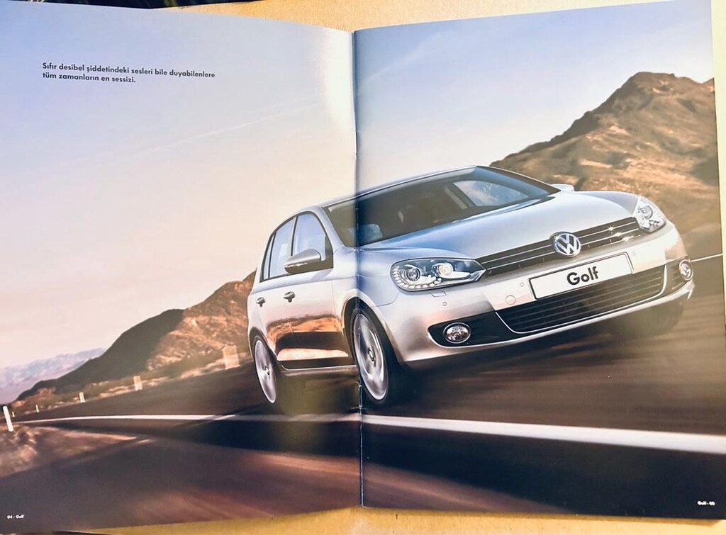 Volkswagen Golf Broşür. - 3