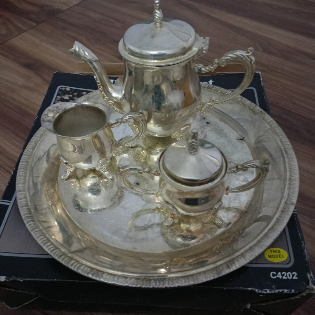 Mını Gumus Kahve Sunumluk Takım - 4