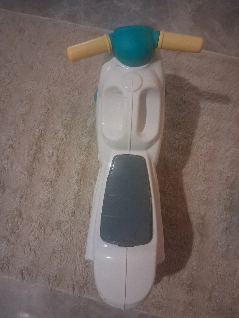 dolu Marka ilk motorum denge oyuncağı başlangıç + kask - 3