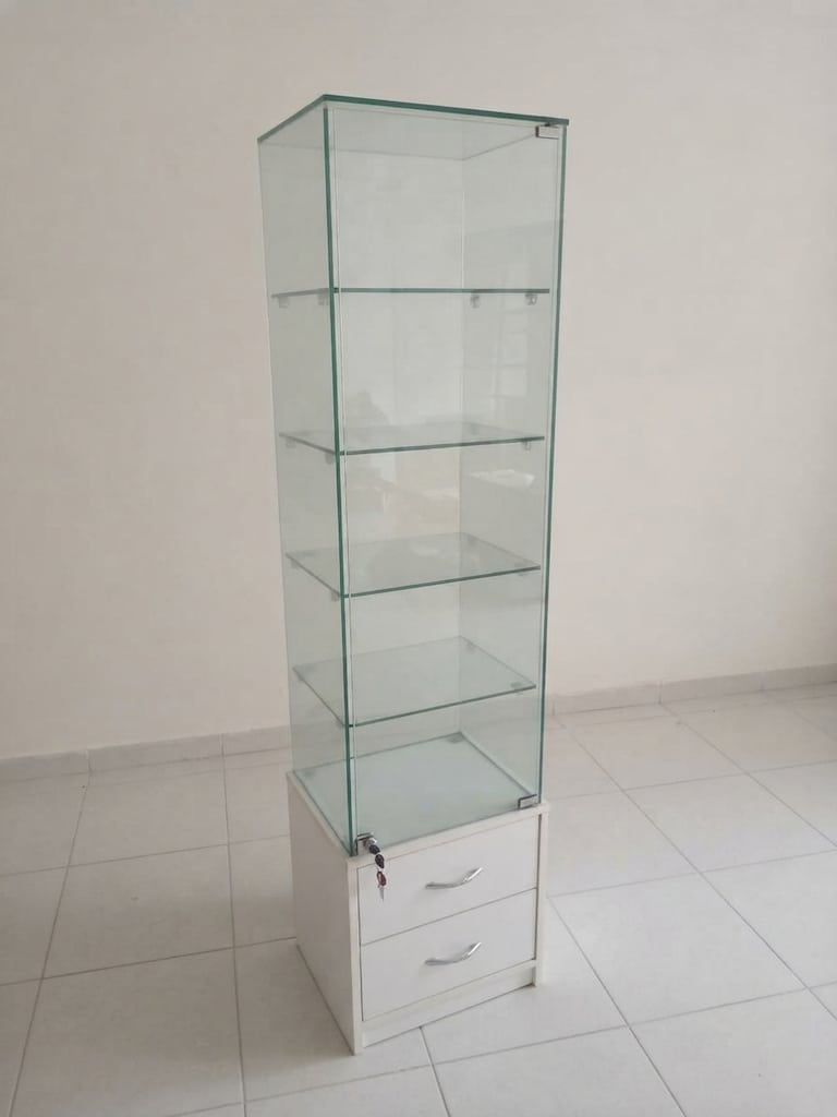 İZMİR CAMEKAN RAF VİTRİN ÇEKMECE 170*40*40 - 2