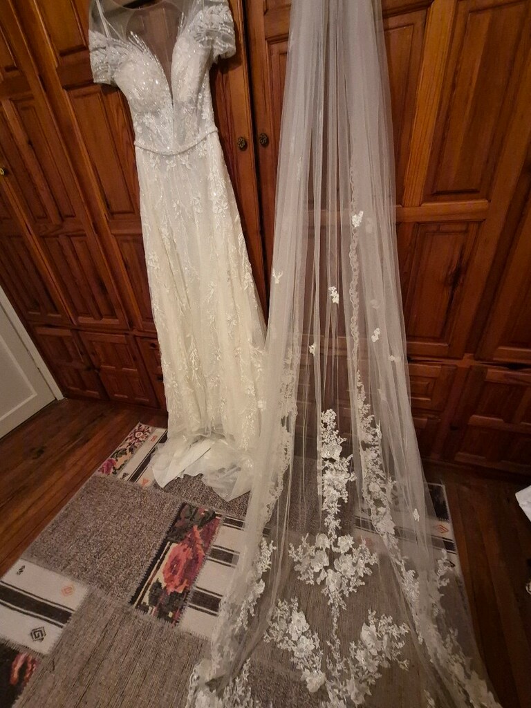 Oleg Cassini gelinlik ikinci el - 9