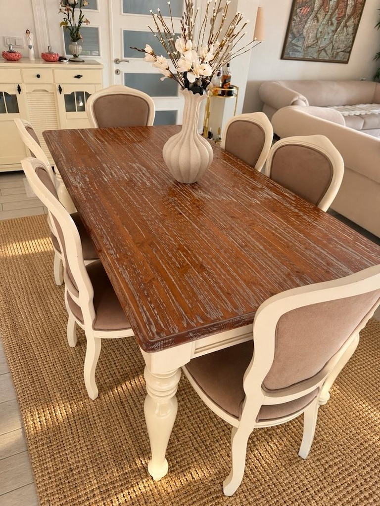 MUDO CONCEPT COUNTRY | MASİF YEMEK MASASI + 6 SANDALYE - 2