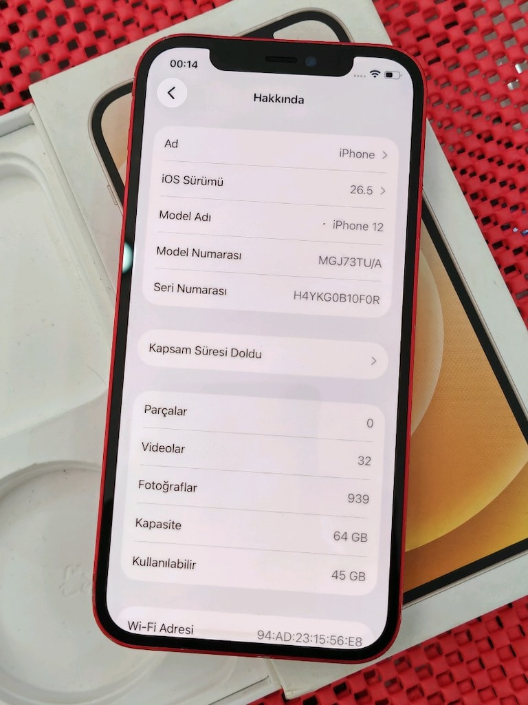 İPHONE 1264 GB PİL 89 TR CİHAZI TERTEMİZ 2.EL FİYAT SON - 5