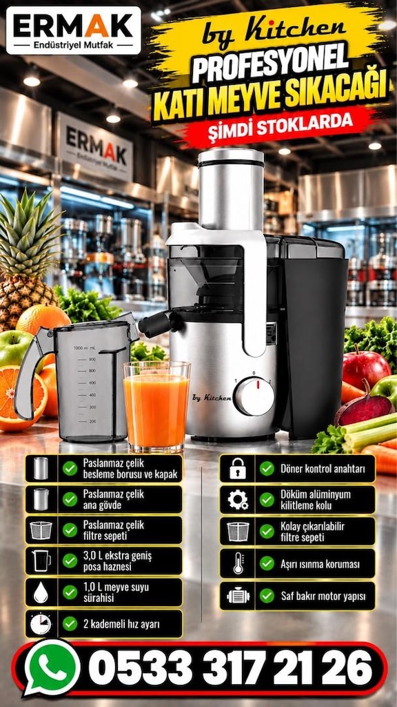 BY KITCHEN PROFESYONEL KATI MEYVE SIKACAĞI – ŞOOOK KAMPANYA - 3