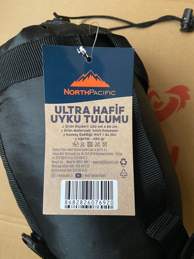North Pacific Uyku Tulumu Ultra Hafif SIFIR - 2