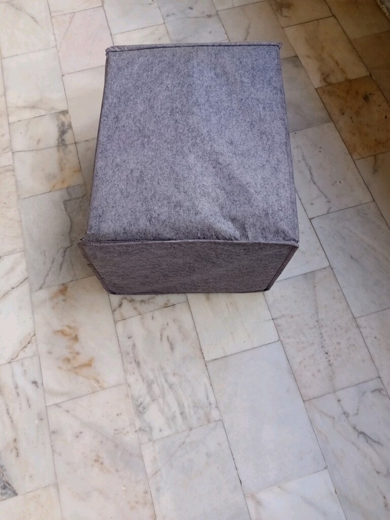 organizer kumaş çamaşır sepeti çamaşırlık sıfır gibidir - 3