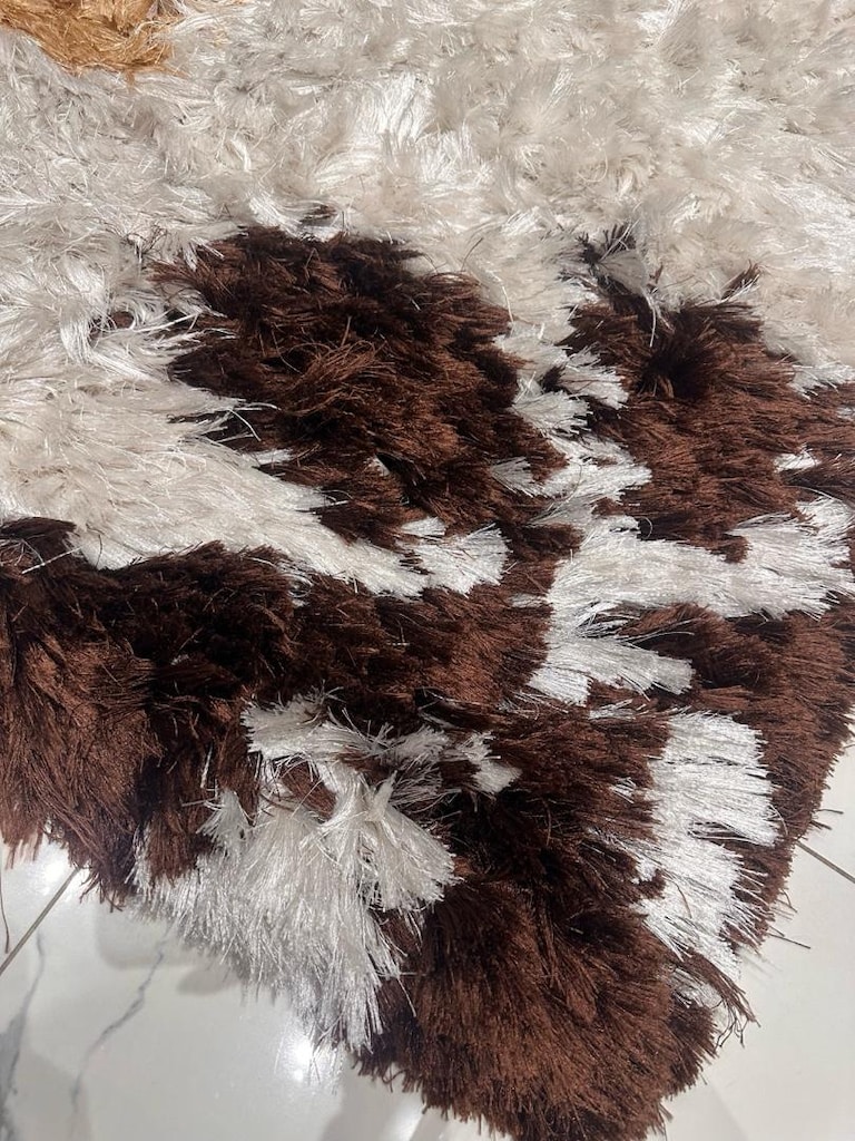 Yumuşak Dokulu Shaggy Halı – 180×120 cm – Çok Temiz - 3