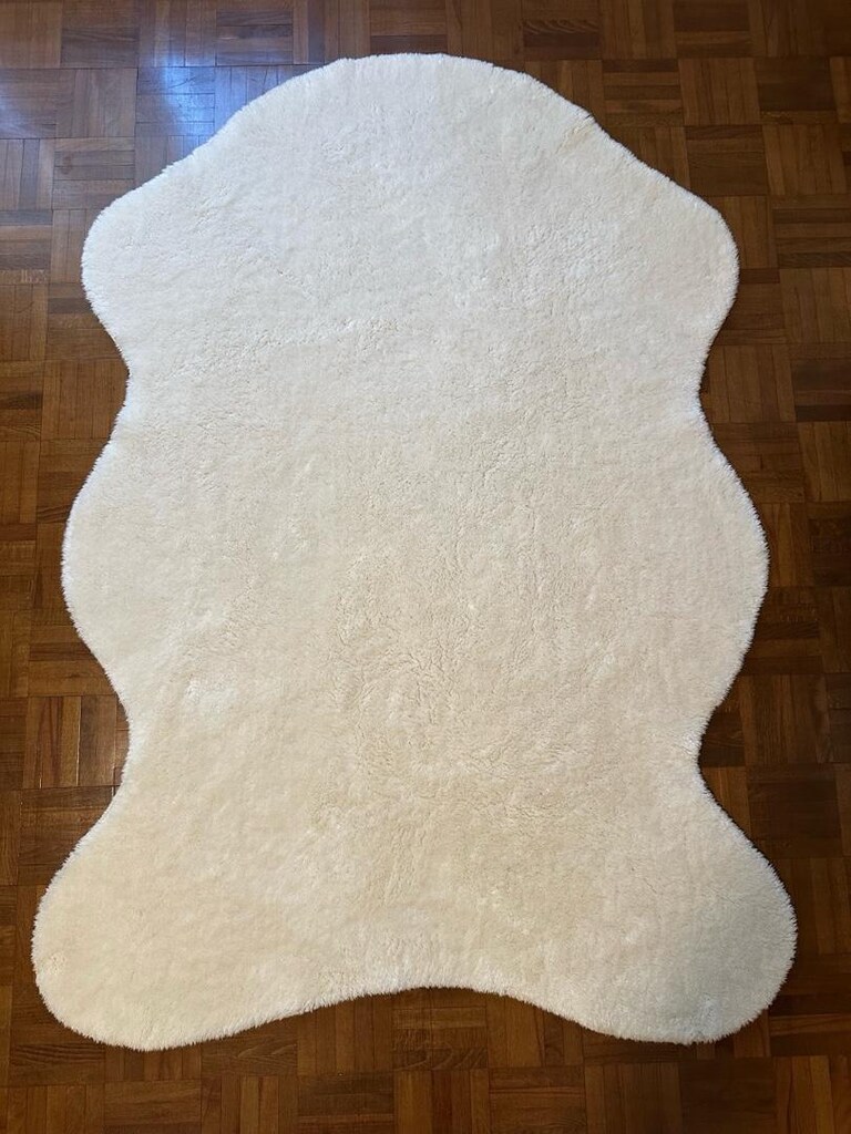 tavşan tüyü ayı postu halı kilim peluş yumuşak - 9