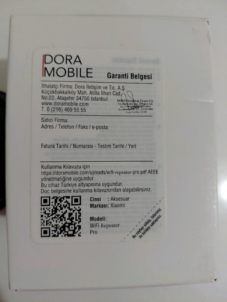 Xiaomi sinyal güçlendirici - 6