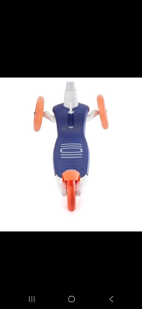 Decathlon - Scooter B1 500 Işıklı 3 Tekerlekli Indigo Mavisi - 3