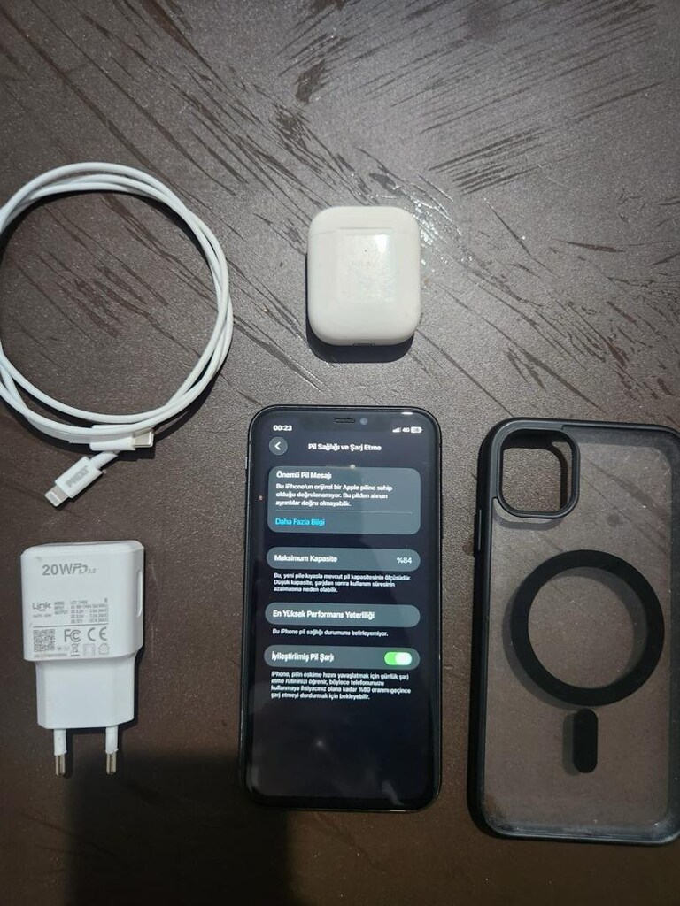 FACE İD AKTİF FULL AKSESUARLI APPLE 11 TR - 4