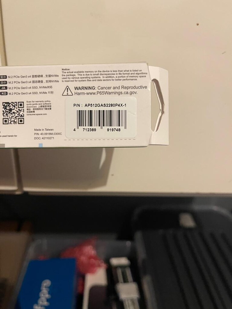 Apacer M.2 ssd 512gb - 3