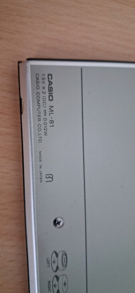 CASIO ML-82 PİYANO CALAN HESAP MAKINESI VE SAAT ALARM - 8
