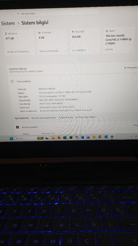ASUS TUF GAMING F15 - 4