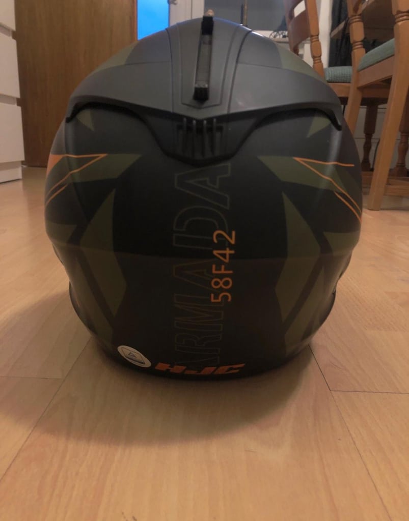 HJC Armada Full Face Kask - Çok Temiz / Mat Asker Yeşili - 3