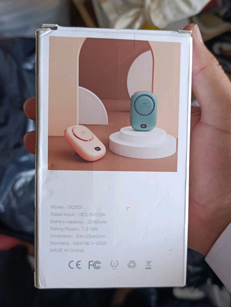 Dijital Göstergeli Taşınabilir Boyun Fanı - Sıfır Ayarında Mini Vantil - 3