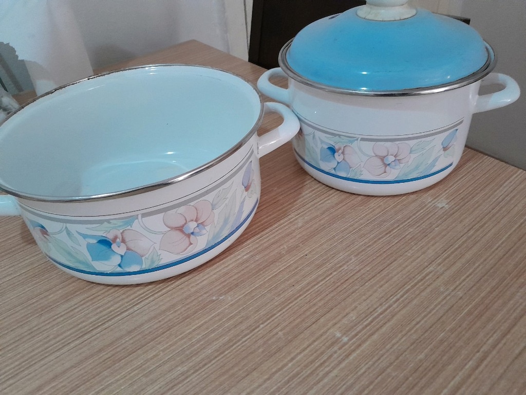 Tencere emaye wintice ikili birinin kapagi yok - 6