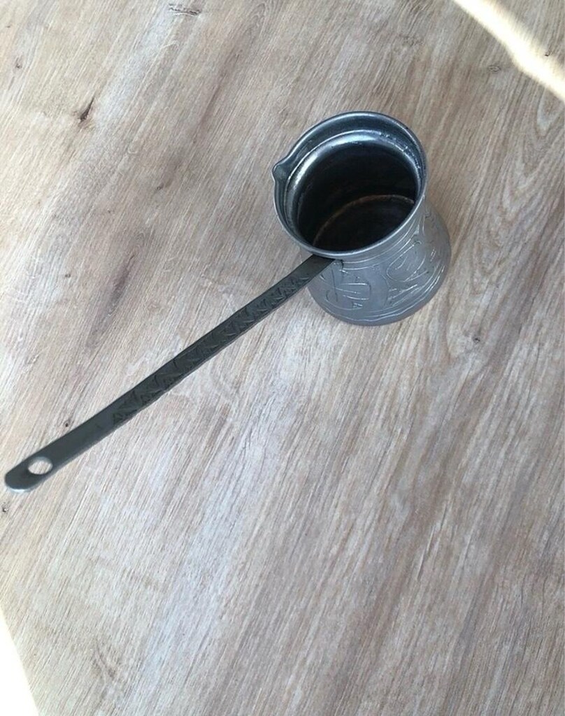 Antika Bakır Cezve - 2