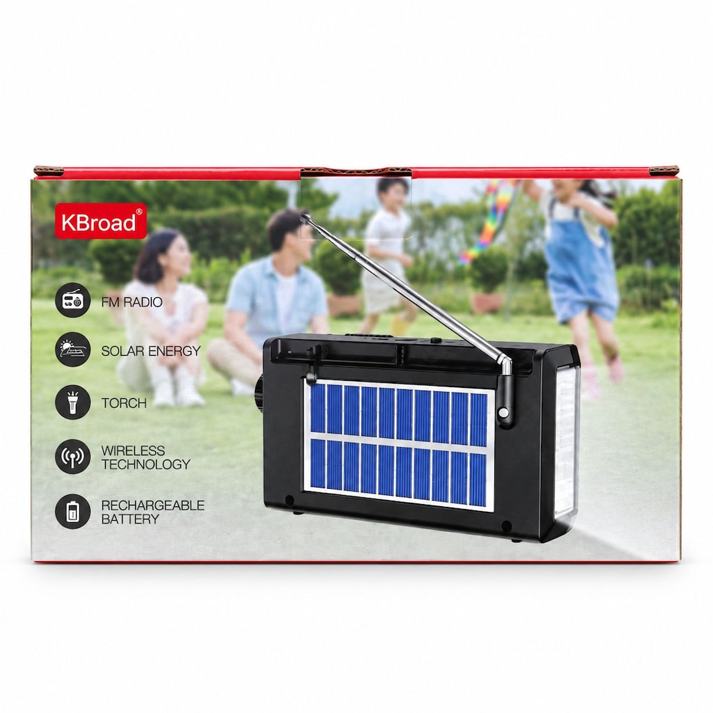 KTF-1472S Solar Şarjlı 4 Band Radyo FM AM SW1 SW2 El Fenerli - 9