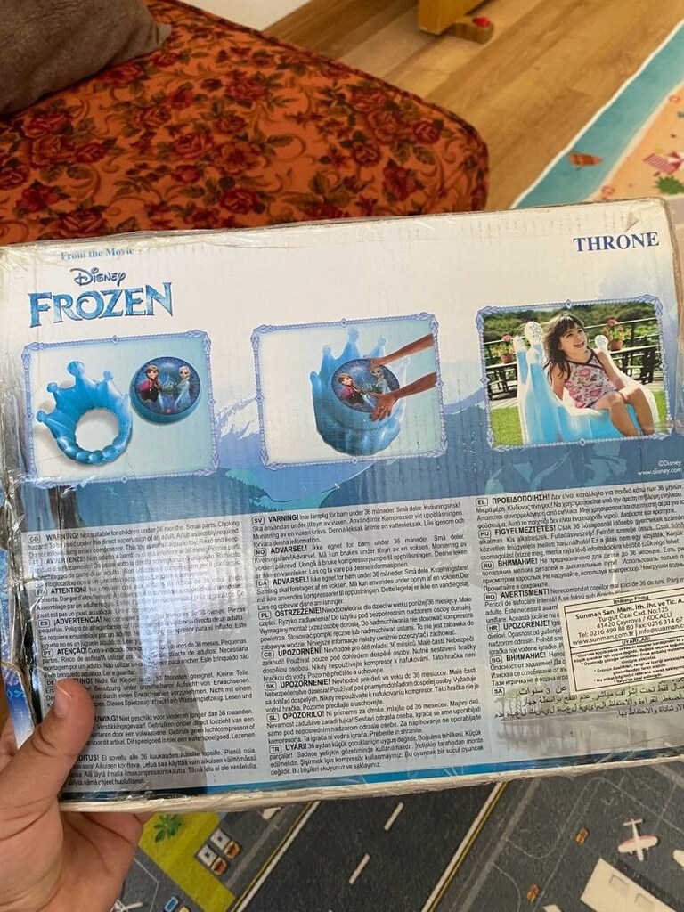 şişme koltuk deniz havuz ev için frozen model - 4