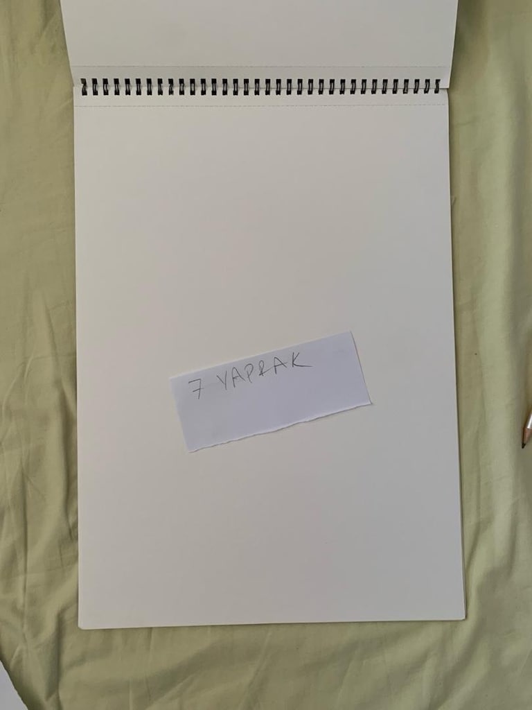 6 adet Defter CONSON-Siyah ve Beyaz Eskiz-DOT GRID-Suluboya bloğu - 2