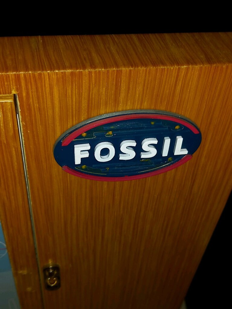 VİNTAGE FOSSIL AHŞAP PENCERE TİP PANO - 8