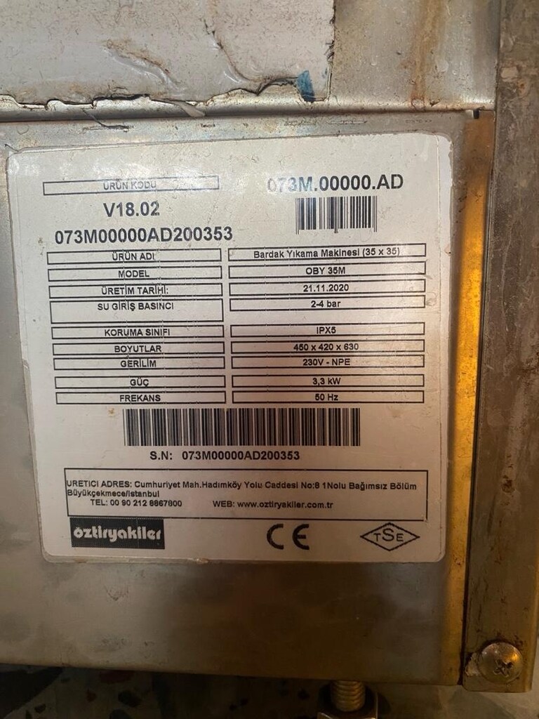 BARDAK YIKAMA MAKİNASI ENDÜSTRİYEL - 6