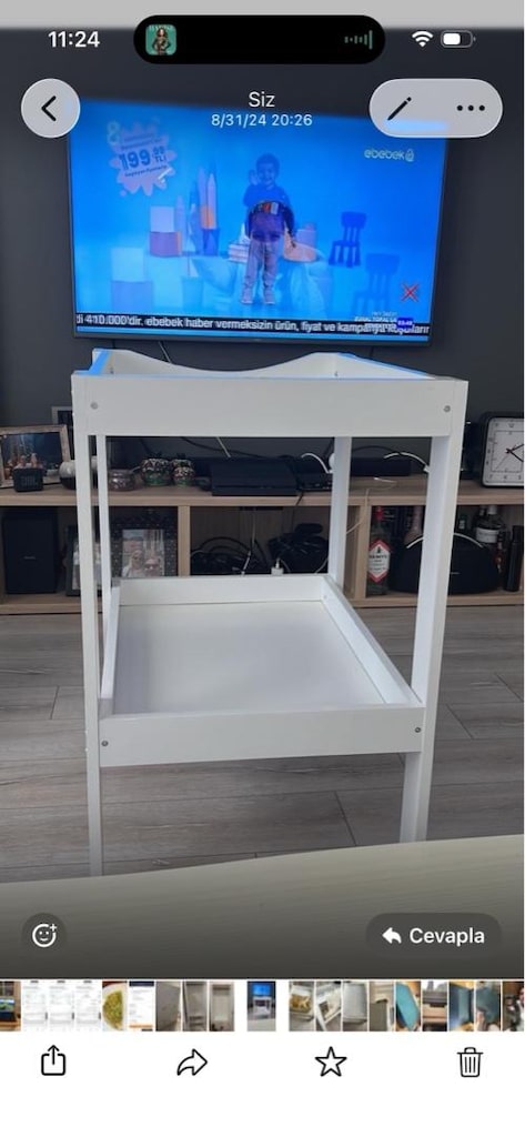 bebek alt değiştirme masası - 2