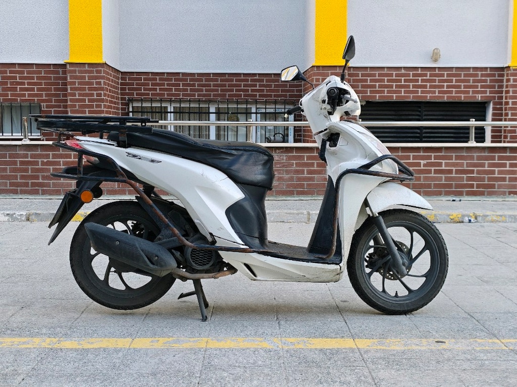 Honda dio 2021 sepeti ruhsata işli motor içi yeni 14 bin km oldu. - 5
