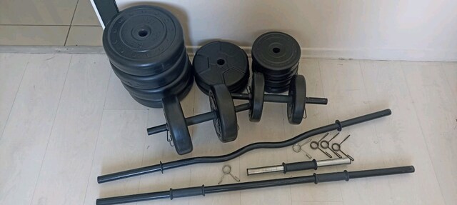 kum dolgulu dumbell