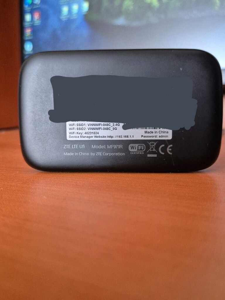 ZTE MF971R 4.5G VINN WİFİ MOBİL TAŞINABİLİR MODEM(BATARYALI) - 2