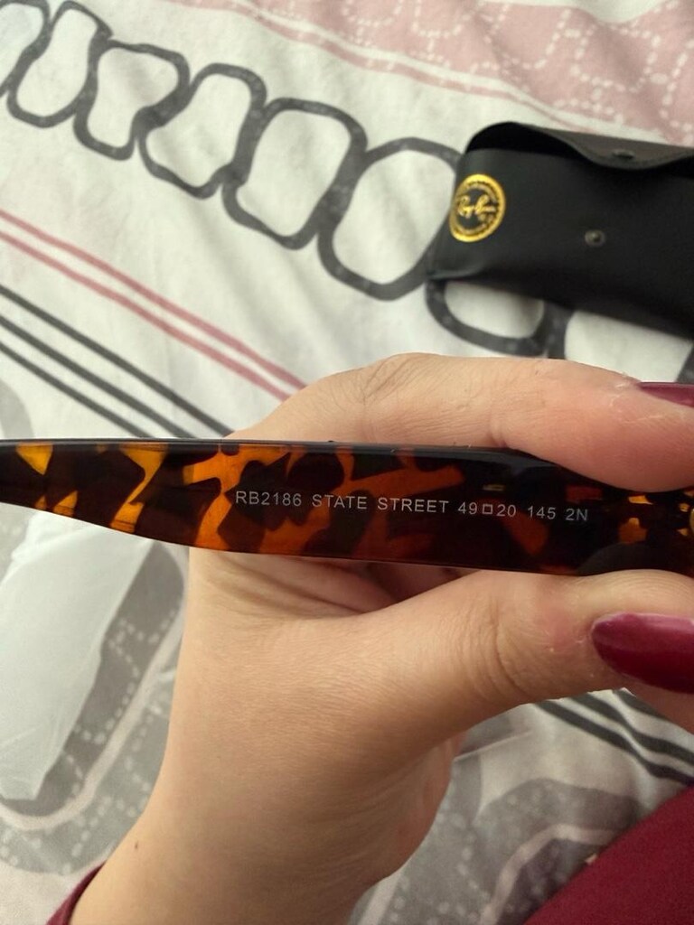 RayBan Leopar Desenli Gözlük - 5