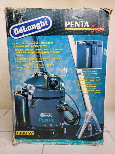 delongi halı yıkama ve elektrikli süpürge