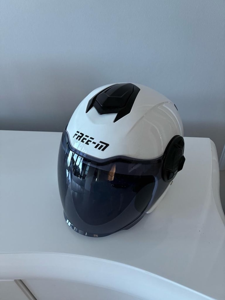 Free-M FR-665 Beyaz Motosiklet Kask