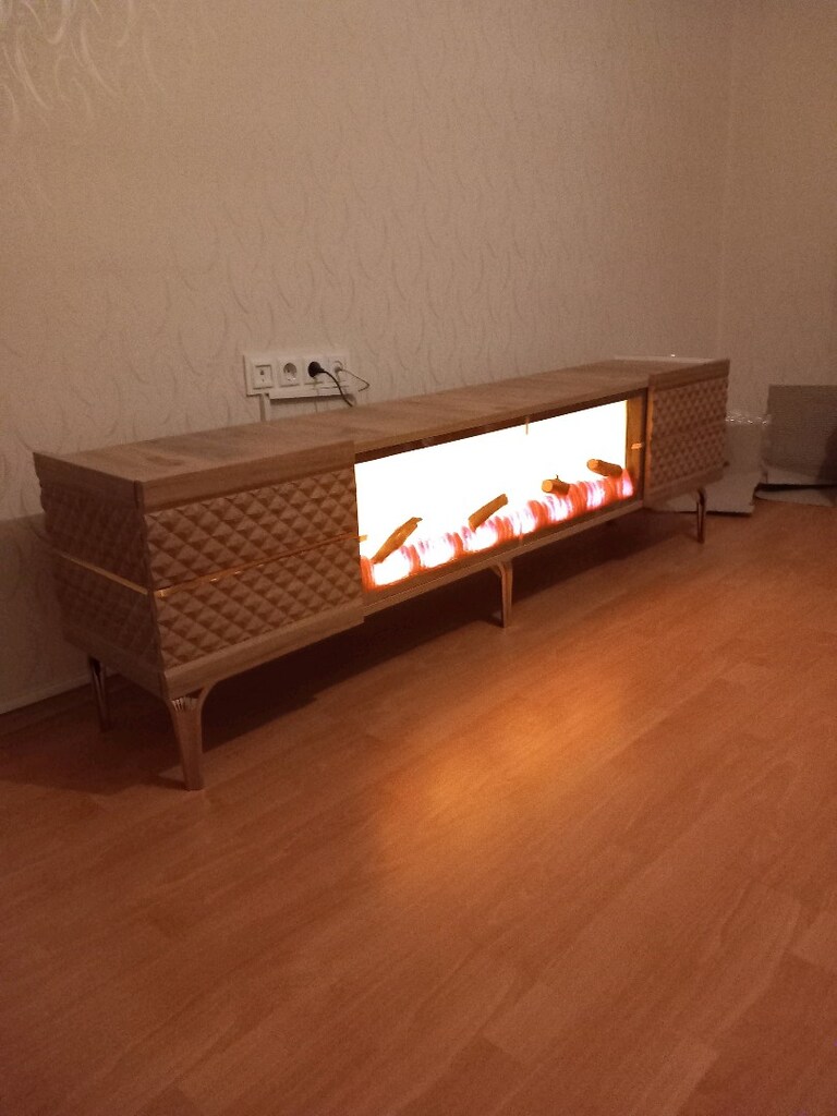 ŞÖMİNELİ HAREKETLİ 180CM GERÇEK GÖRÜNÜM - 4