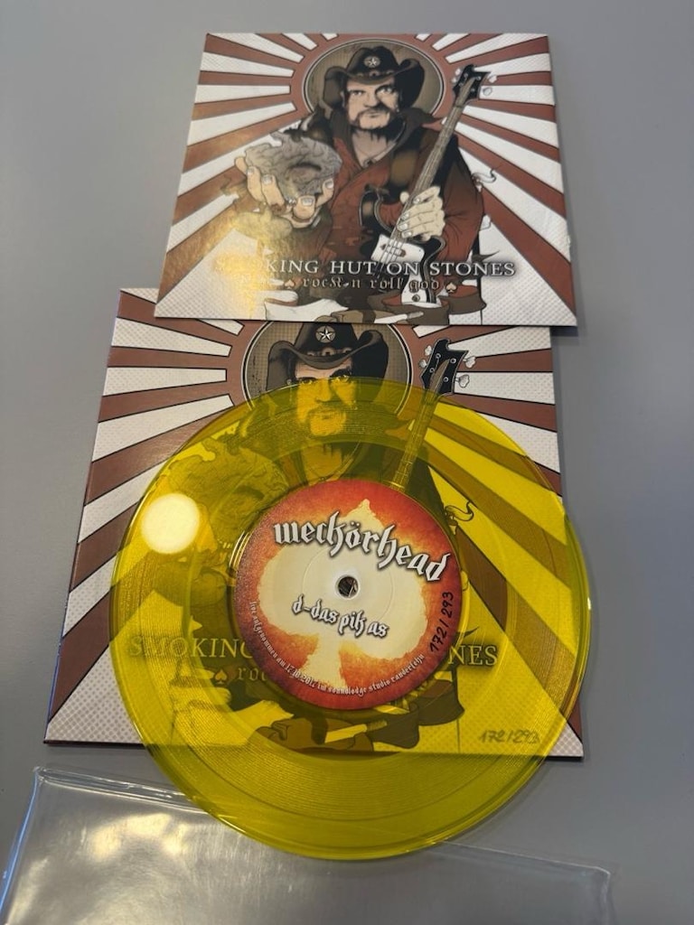 Weckörhead Motörhead 7” Sarı Plak Limited Edition 172/293 - 5