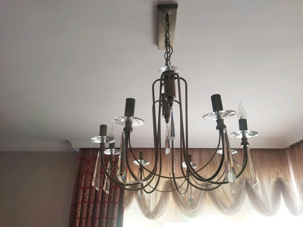 SIFIR BÜYÜK METAL VARAK AVİZE - 8