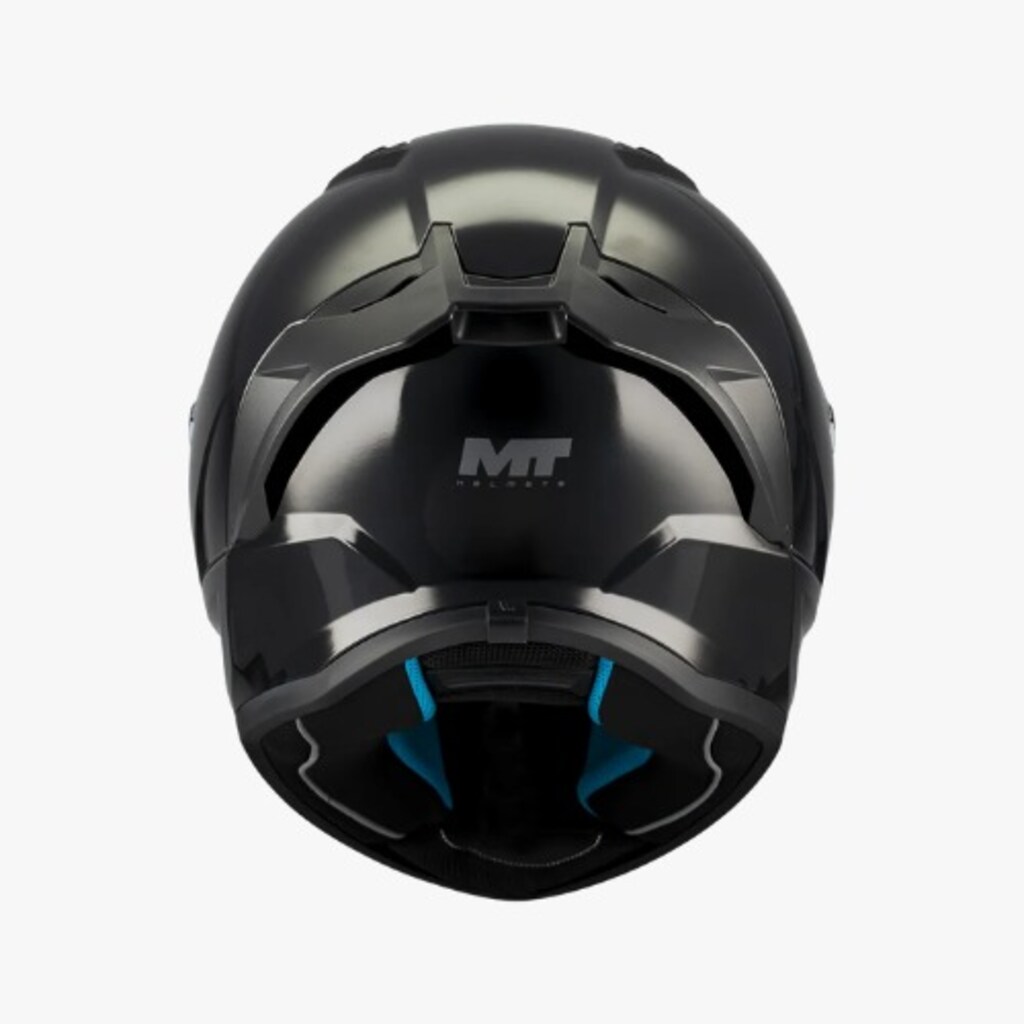 Mt Helmets Stringer 2 Pure A1 Parlak Siyah Motosiklet Kaskı - 2