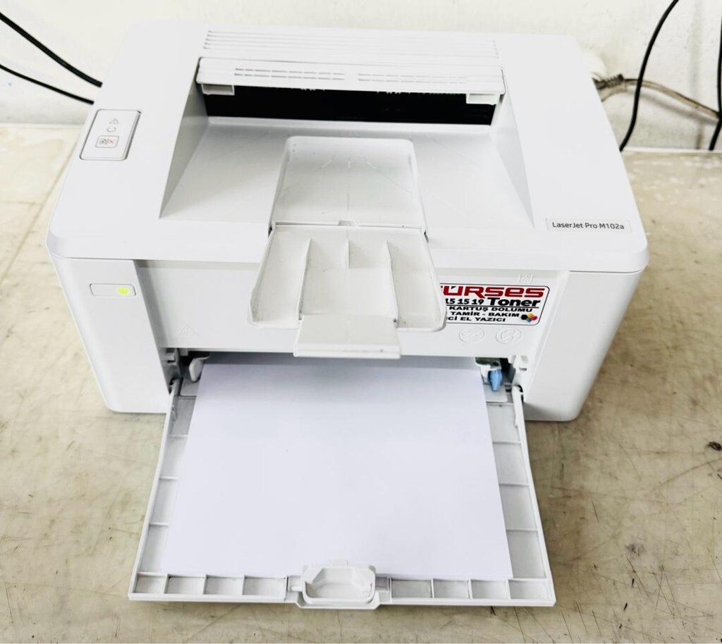 Yazıcı HP LaserJet Pro M102a Temiz Makina Ekonomik Bakımlı Toner Dolu - 2