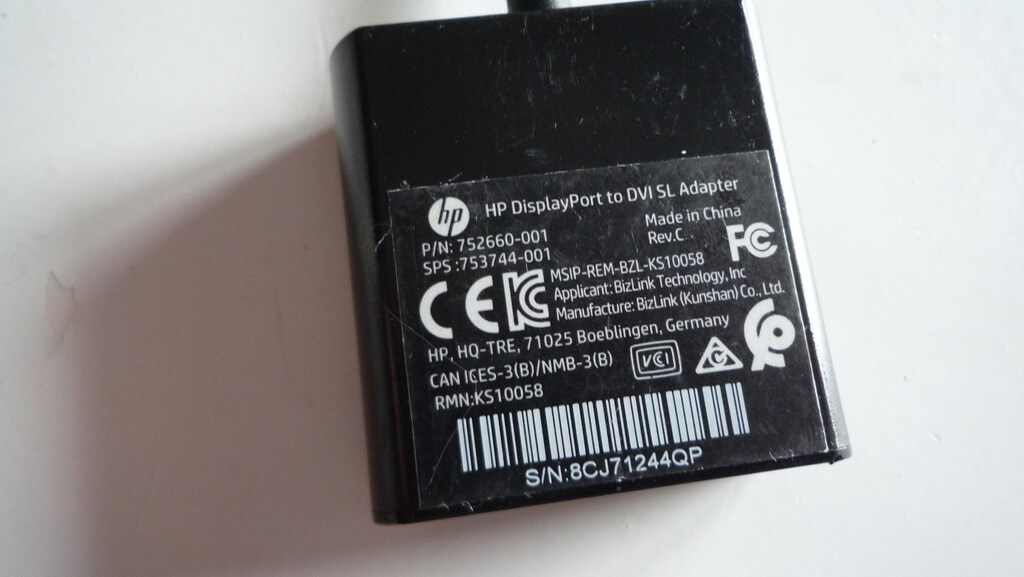 Orijinal HP DisplayPort to DVI Dönüştürücü - 2