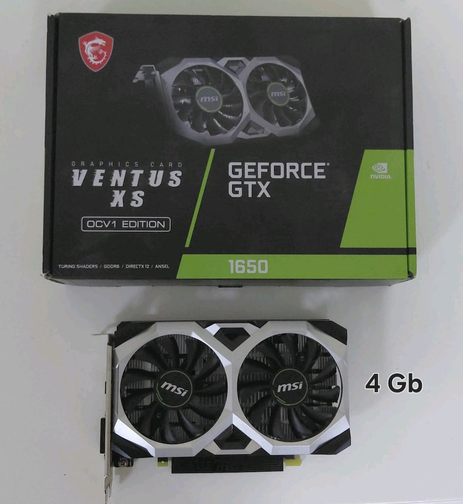 Gtx1650 ventus xs ocv1 edition - 2