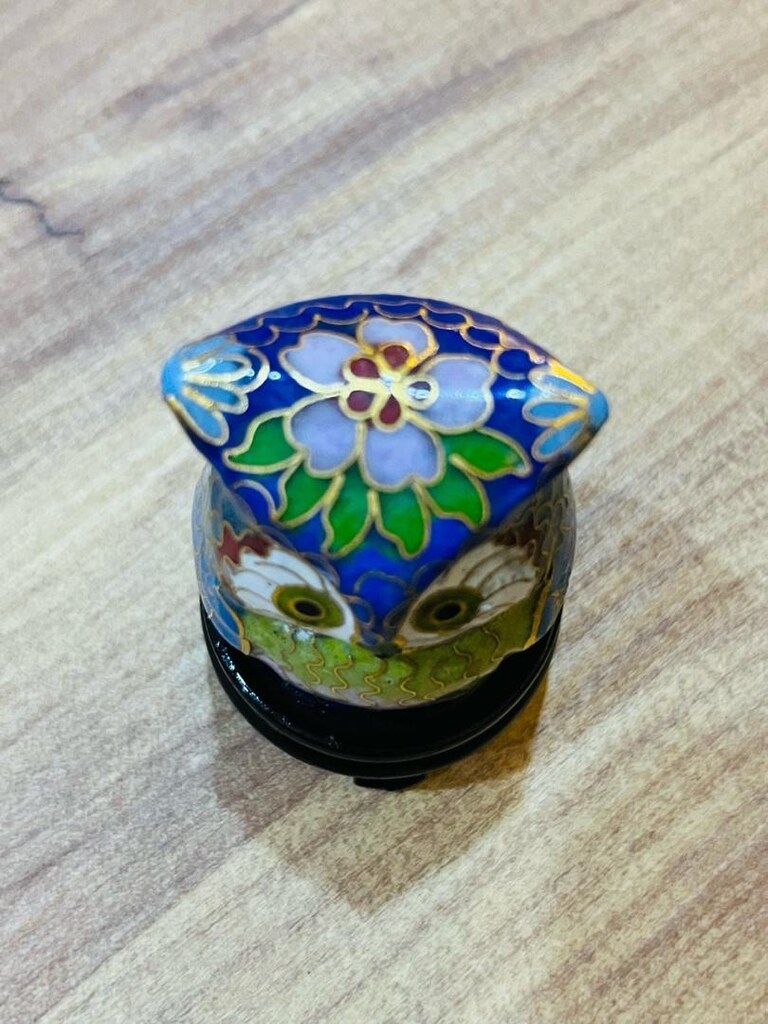 cloisonne baykuş - 8