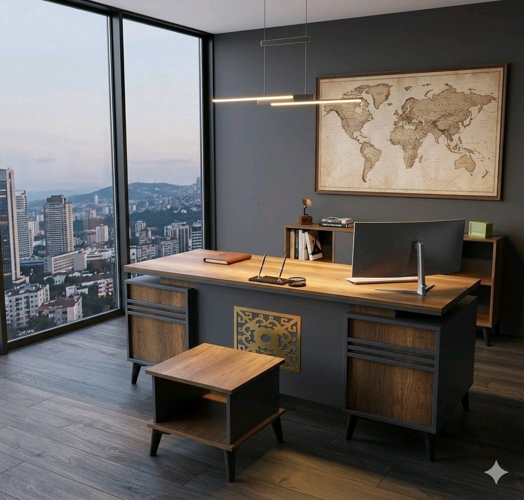 Yeni Model Ofis Makam Masası Takımı - 3
