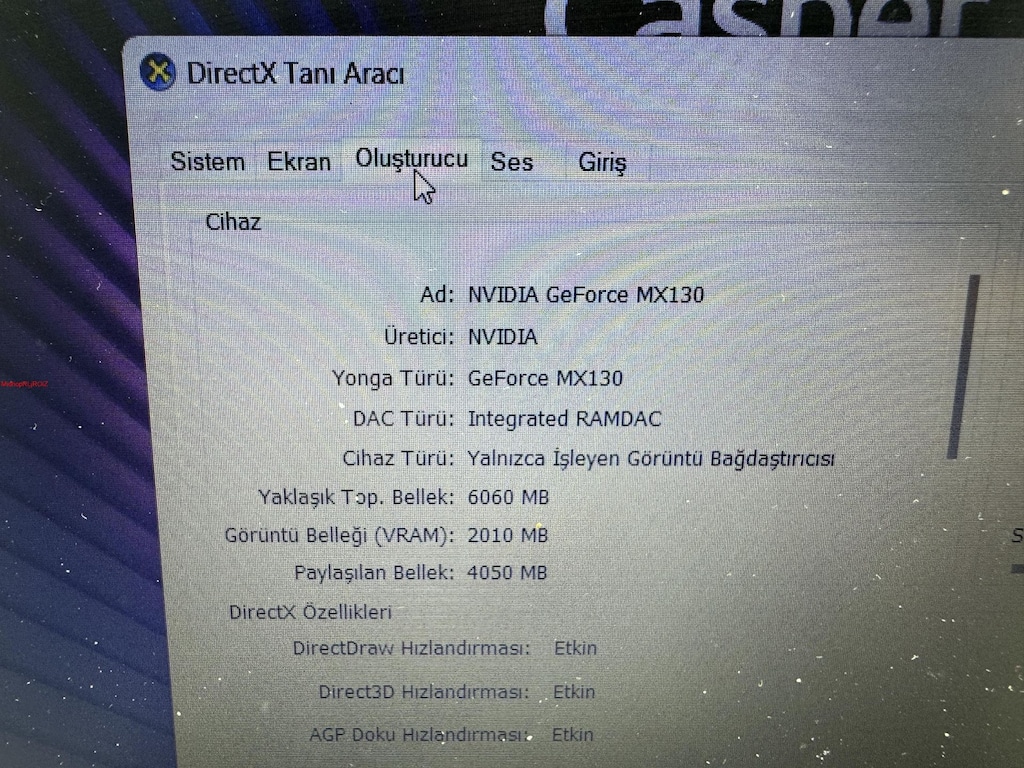 CASPER İ7 8. NESİL 8 GB RAM 240 SSD MX130 - 6