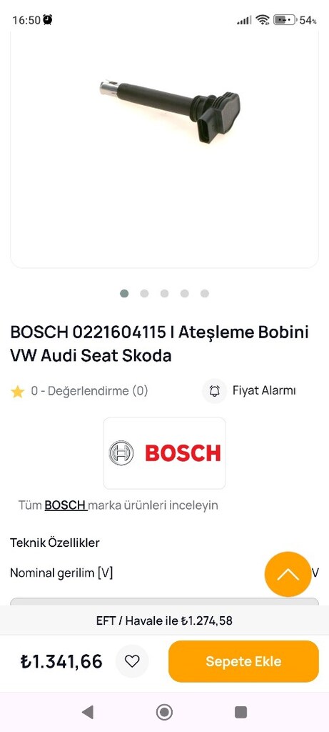 Passat buji,bobin, sensör, fincan, filtre takım - 4