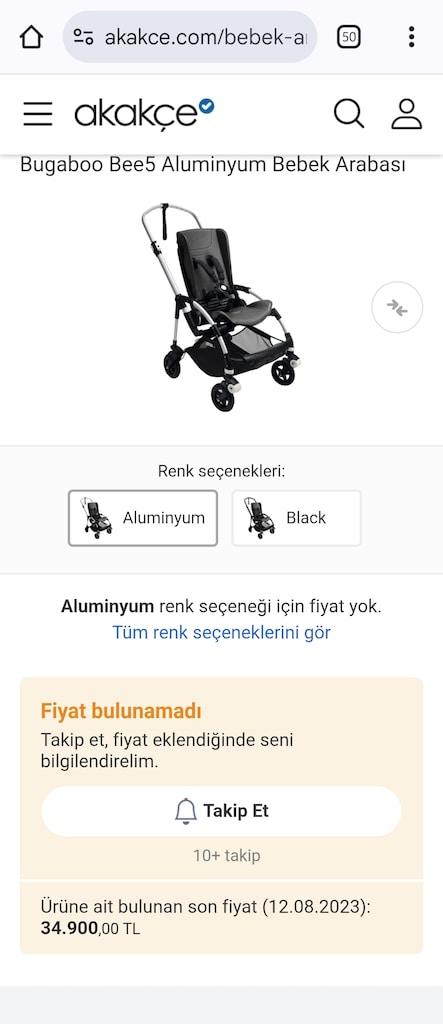 sıfır bugaboo bee5 adaptor ve sıfır ana kucagı - 4