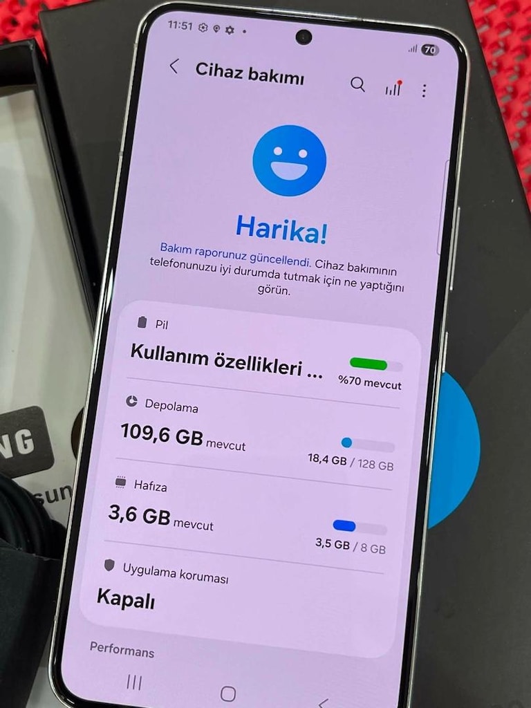 SAMSUNG S22 5G 128/8 GBTR ORİJİNAL TEMİZ 2.EL FİYAT SON - 3
