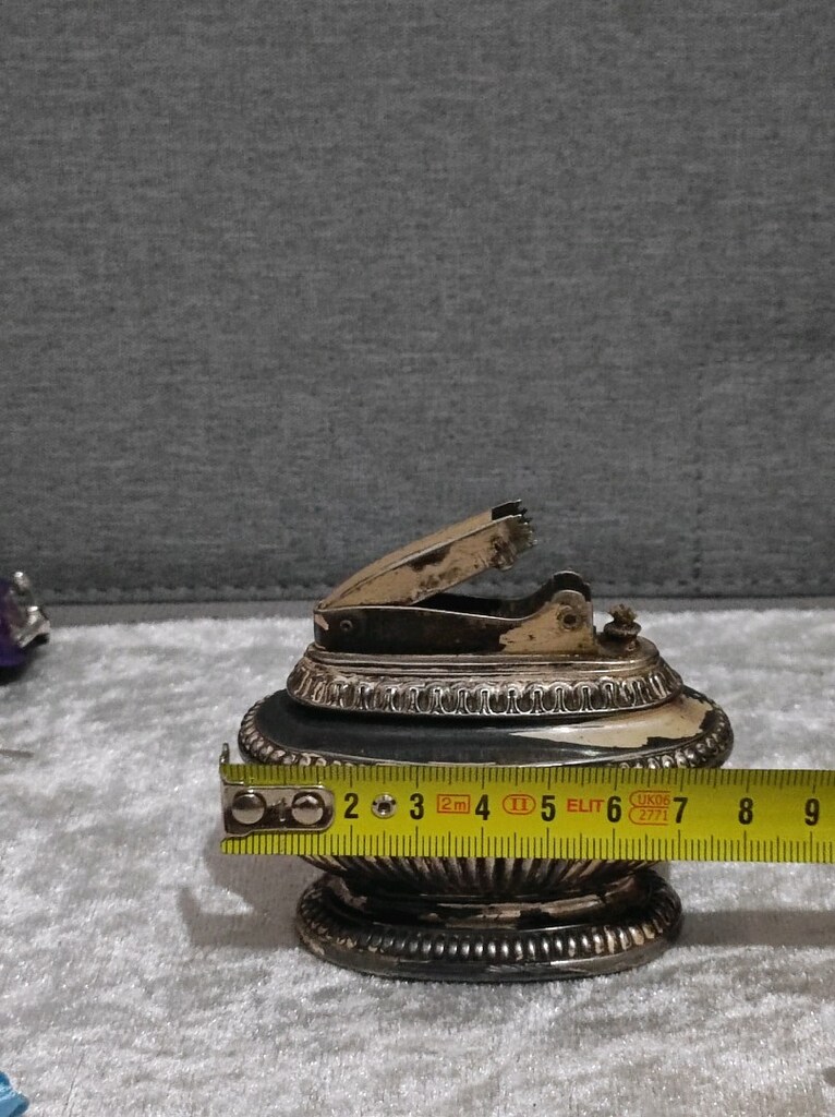 Ronson Queen Anne ANTİKA Masa Çakmağı - 6