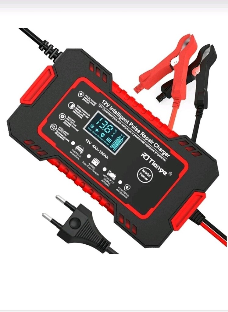 12v-6v-6 Amper Akıllı Dijital Ekranlı akü şarj cihazı - 6